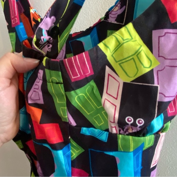 Monsters Inc Disney Parks Cotton Dress Retired Multicolor print - Picture 12 of 13